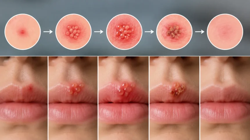 Herpes Photos in Different Stages What to Know