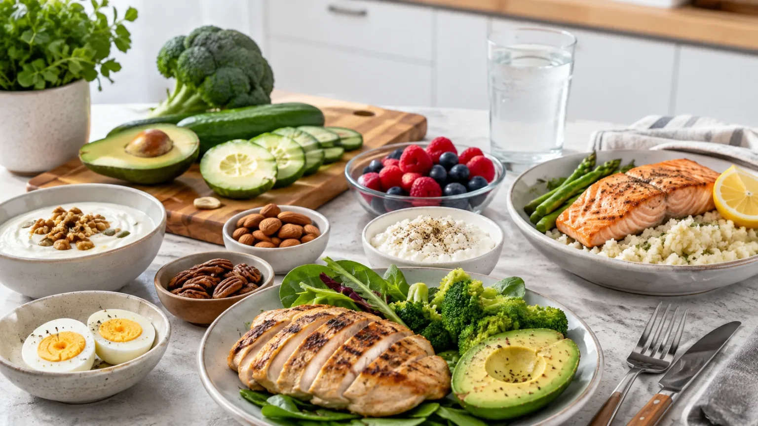 High-Protein Low-Carb Diet Foods, Benefits & Plan