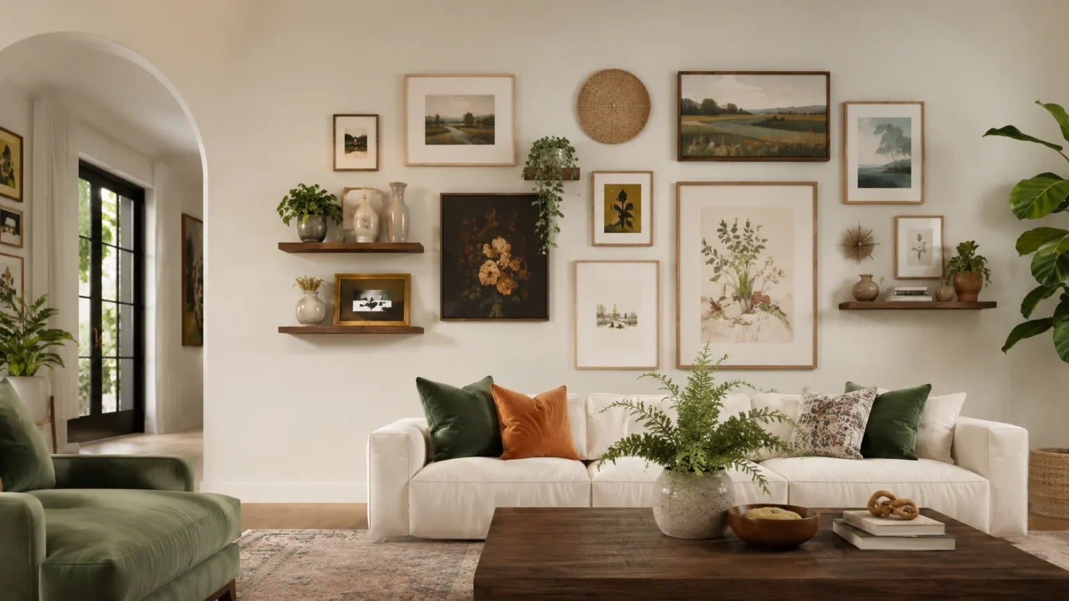 How to Decorate a Large Empty Wall