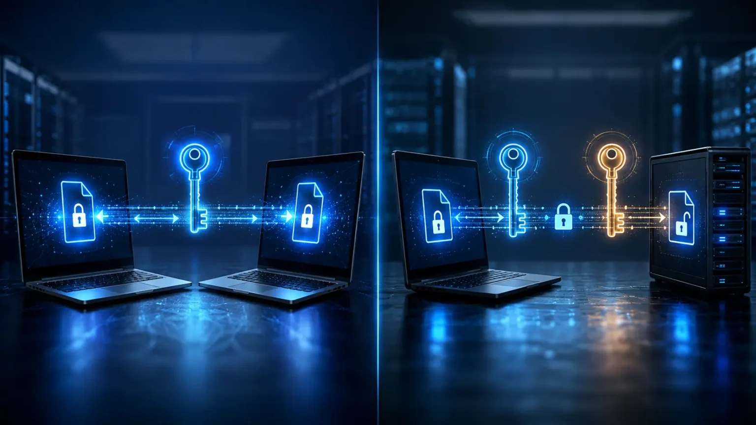 Symmetric vs Asymmetric Encryption