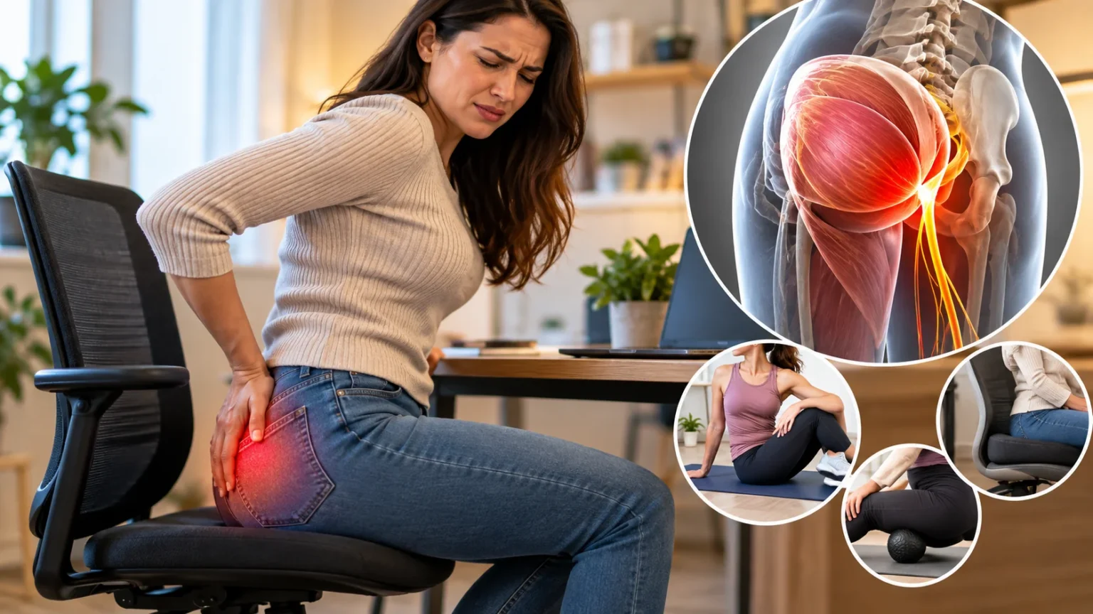 Buttock Pain When Sitting Common Causes & Relief Tips