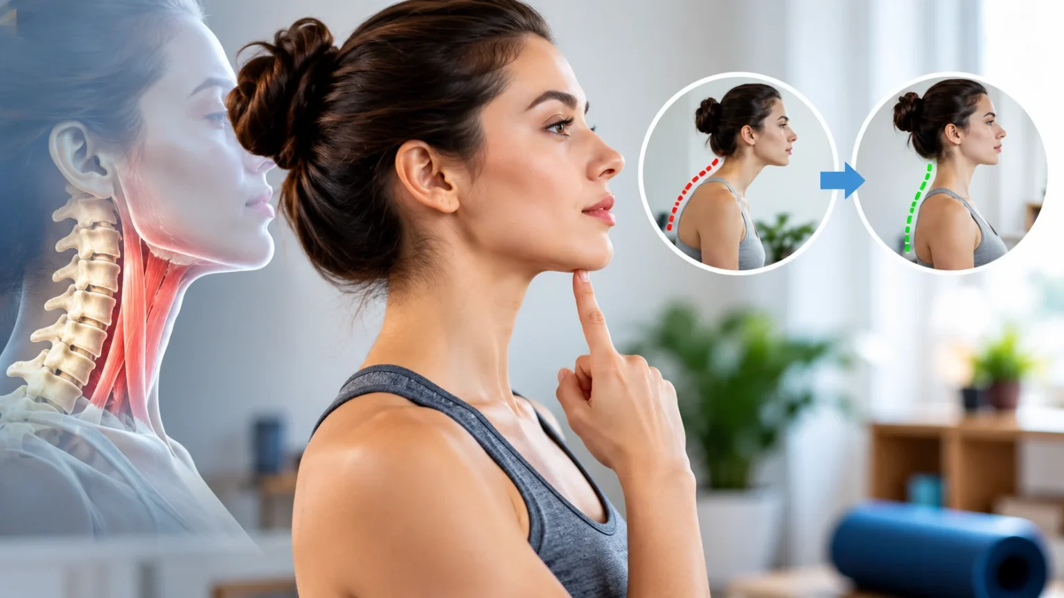 Chin Tuck Exercise Benefits, Form & Best Practices