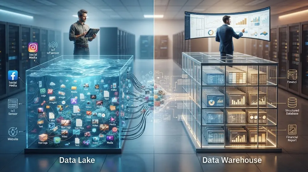Data Lake vs Data Warehouse Key Differences